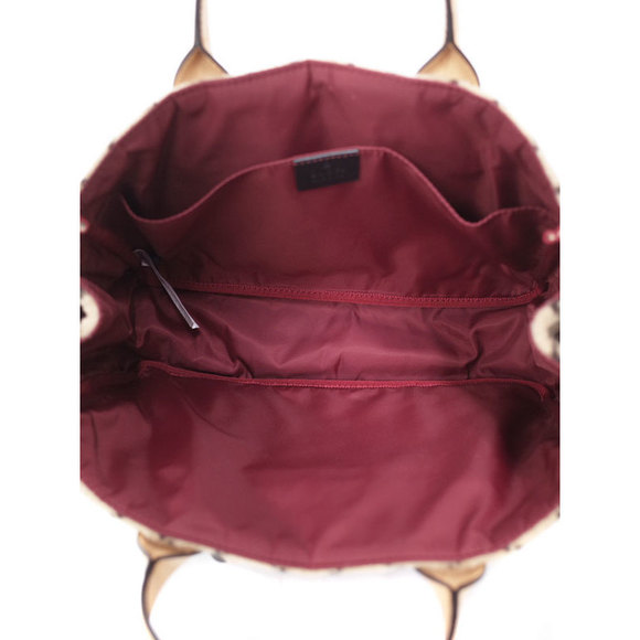 Gucci GG Wool Tote Bag Biege - Picture 3 of 9